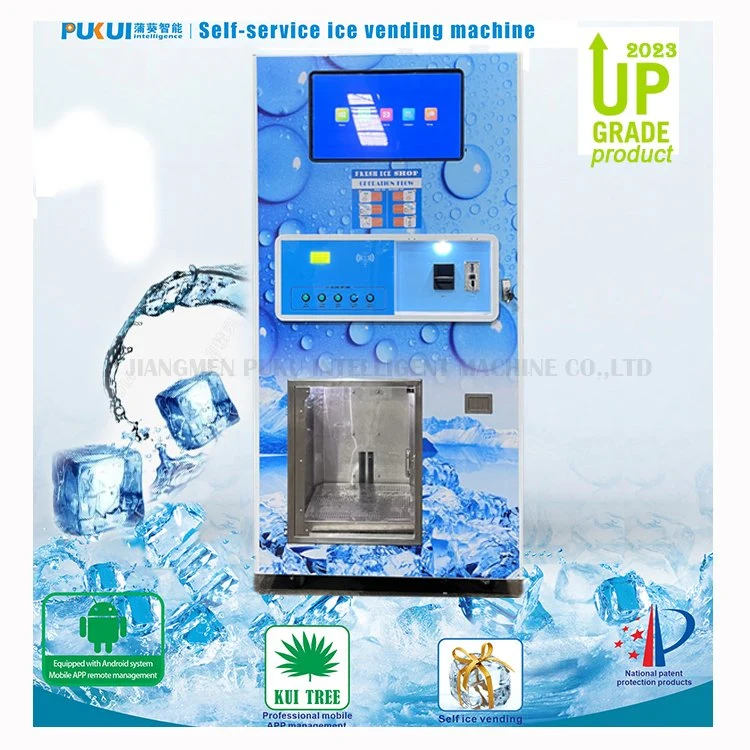 Automatic Coin Operated Bag Small Ice Vending Machine with Auto Bagging
