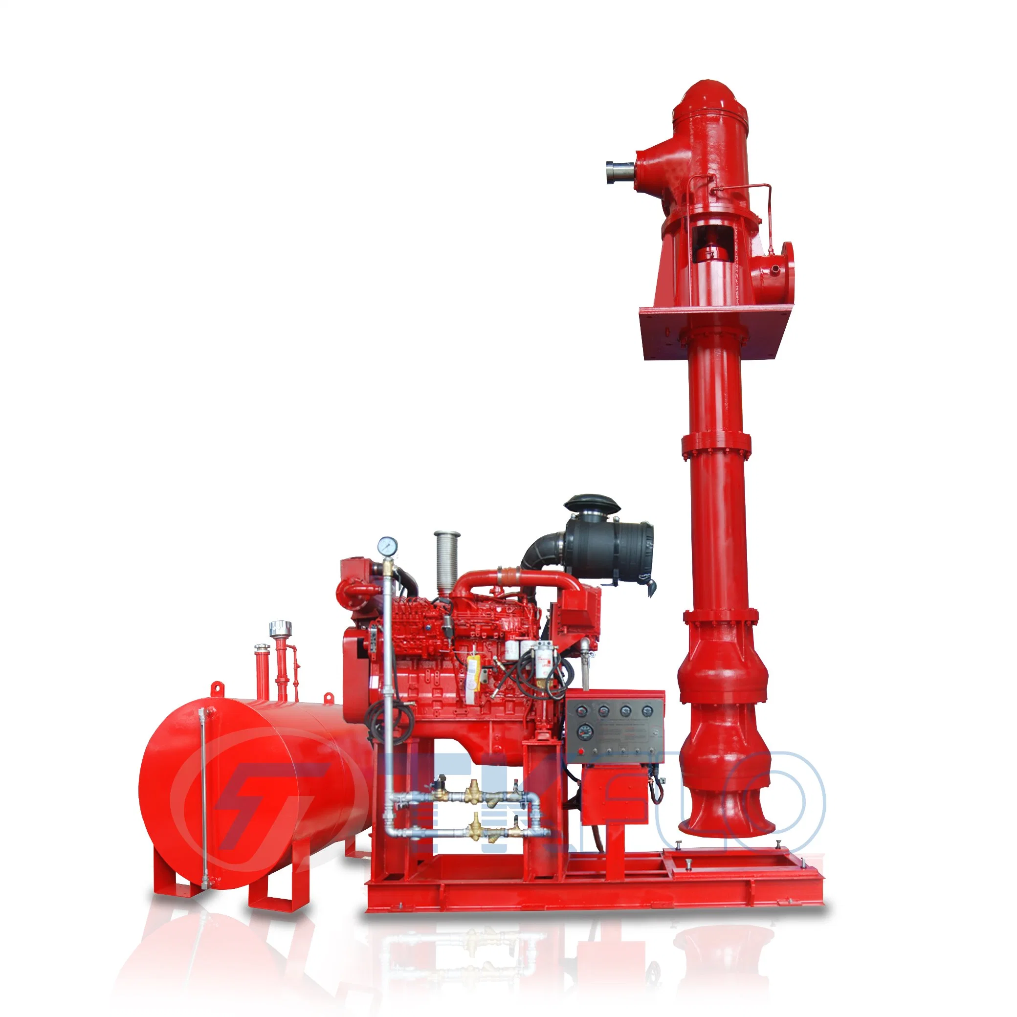 Nppa 20 FM UL Listed Diesel Engine End Suction Split Casing Vertical Turbine Fire Fighting Water Pump