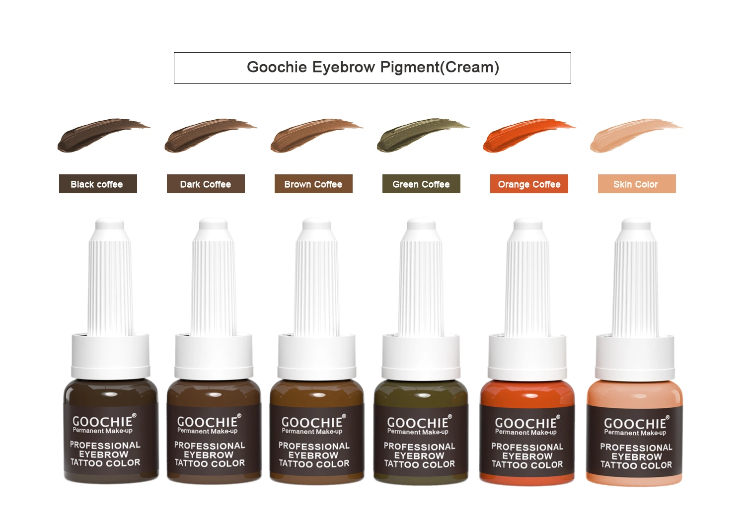 Goochie Augenbrauen Microblading Manuelle Pen Pmu Permanent Make-Up Pigment