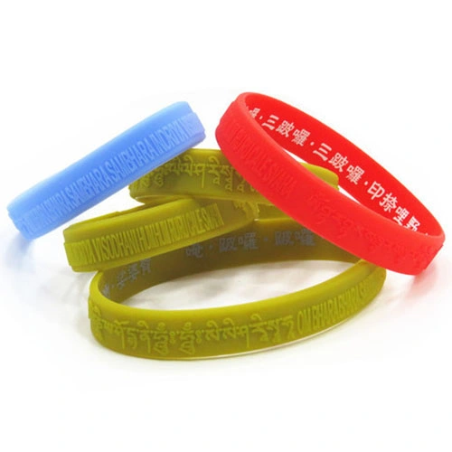 Promotional Silicone Wristband with Croatia Logo