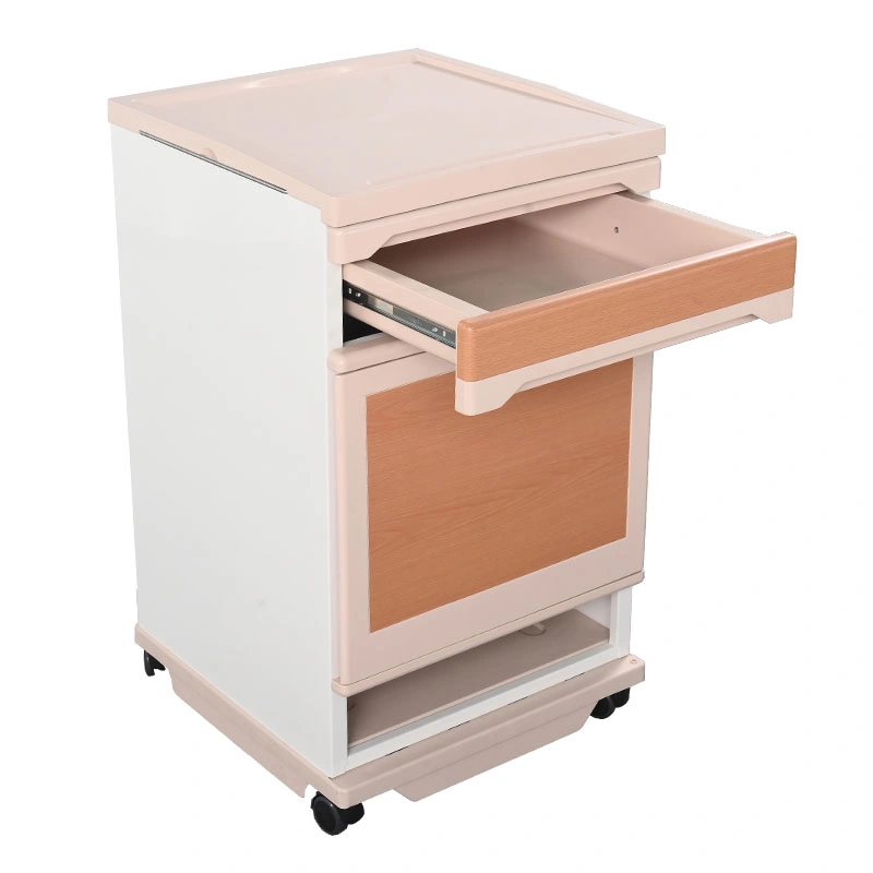 Factory Hot Selling Medical Bedside Cabinet/ICU Patient Surgical Use Cabinet Home Care Use Cabinet with Drawer Bedside Table