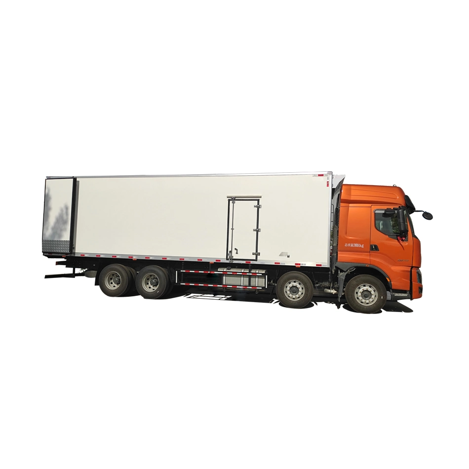 High quality/High cost performance  XPS/ PU Insulation Frozen Vegetable Meat Transport Truck Refrigerated Body