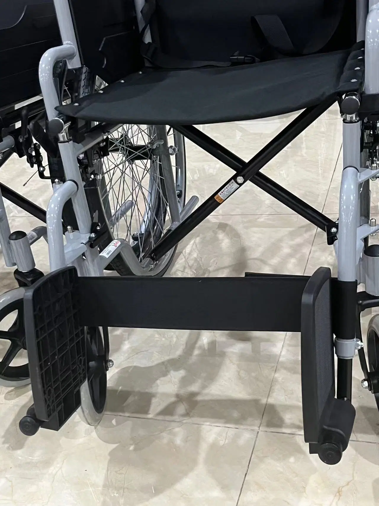 Aluminium Alloy Electric and Manual Folding Wheelchair Silla De Ruedas Electrica