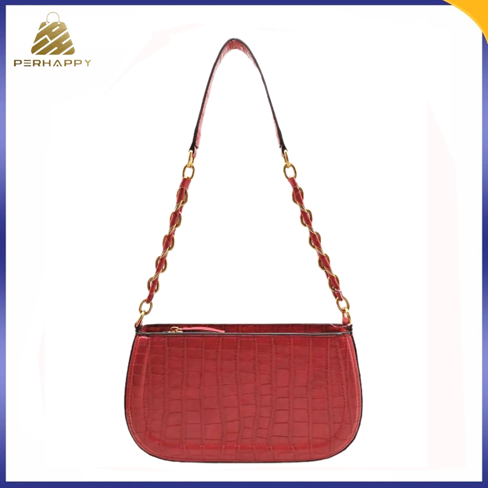 Colorful PU Classic Single Shoulder Bag for Office Lady