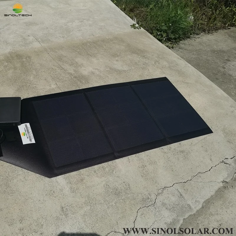 Sinoltech potente Panel solar plegable 215W para el exterior de la carga (FSC-HJT-215)