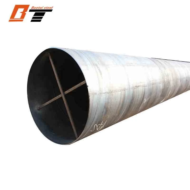 Construcción Use pared gruesa tubería SSAW API apilar soldadura espiral Tubería de acero al carbono API 5L Gas natural utiliza SSAW soldado Tubo de acero