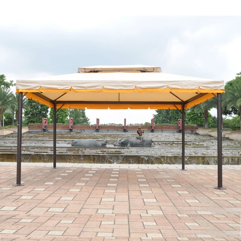 Luxury Garden Pavilion Double Roof Canopy Tent Fabric Outdoor Furniture Event and Wedding Party Use Aluminum Frame Roma Gazebo