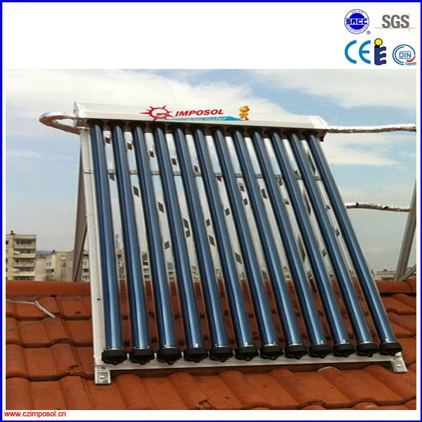 Split Heat Pipe Solar Collector for Building