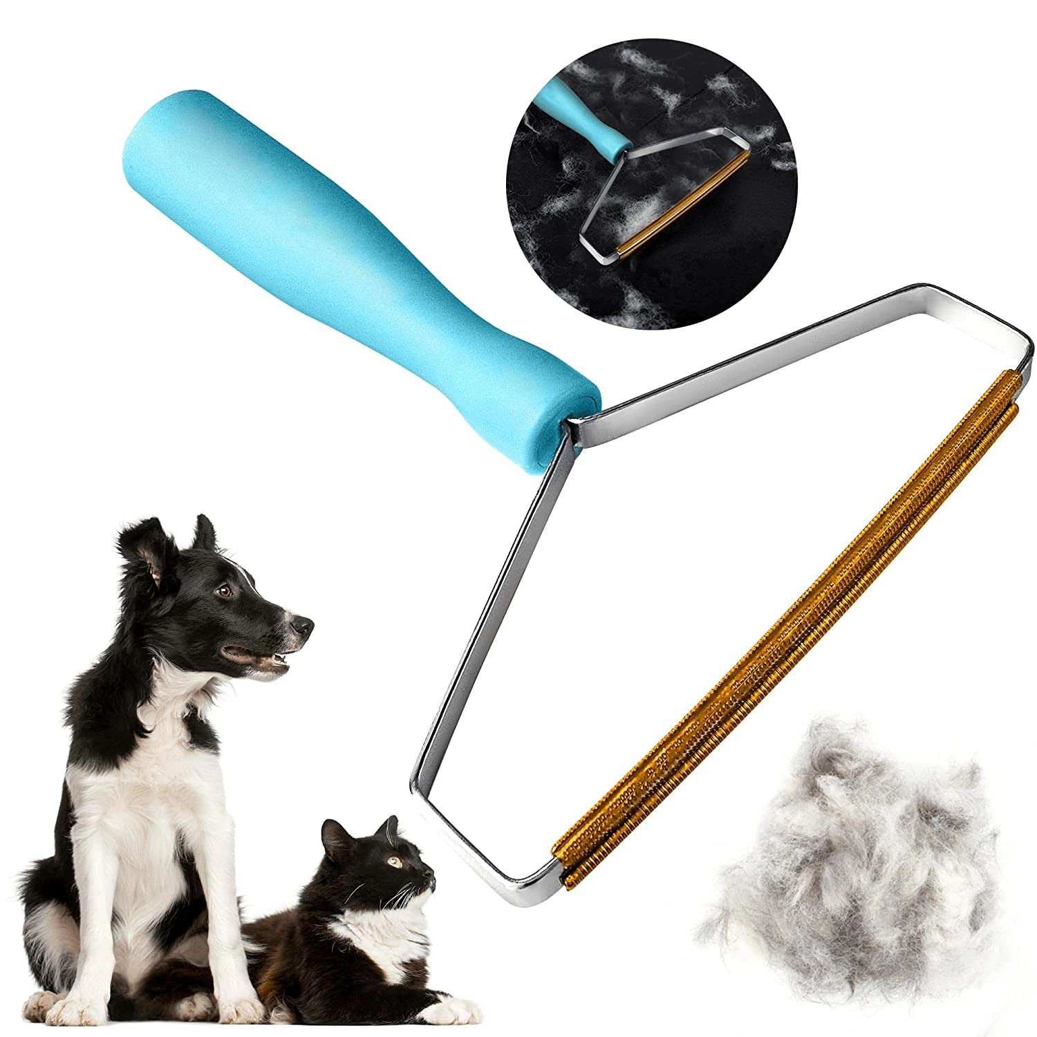 2023 New Stainless Steel Pet Cleaner Brush