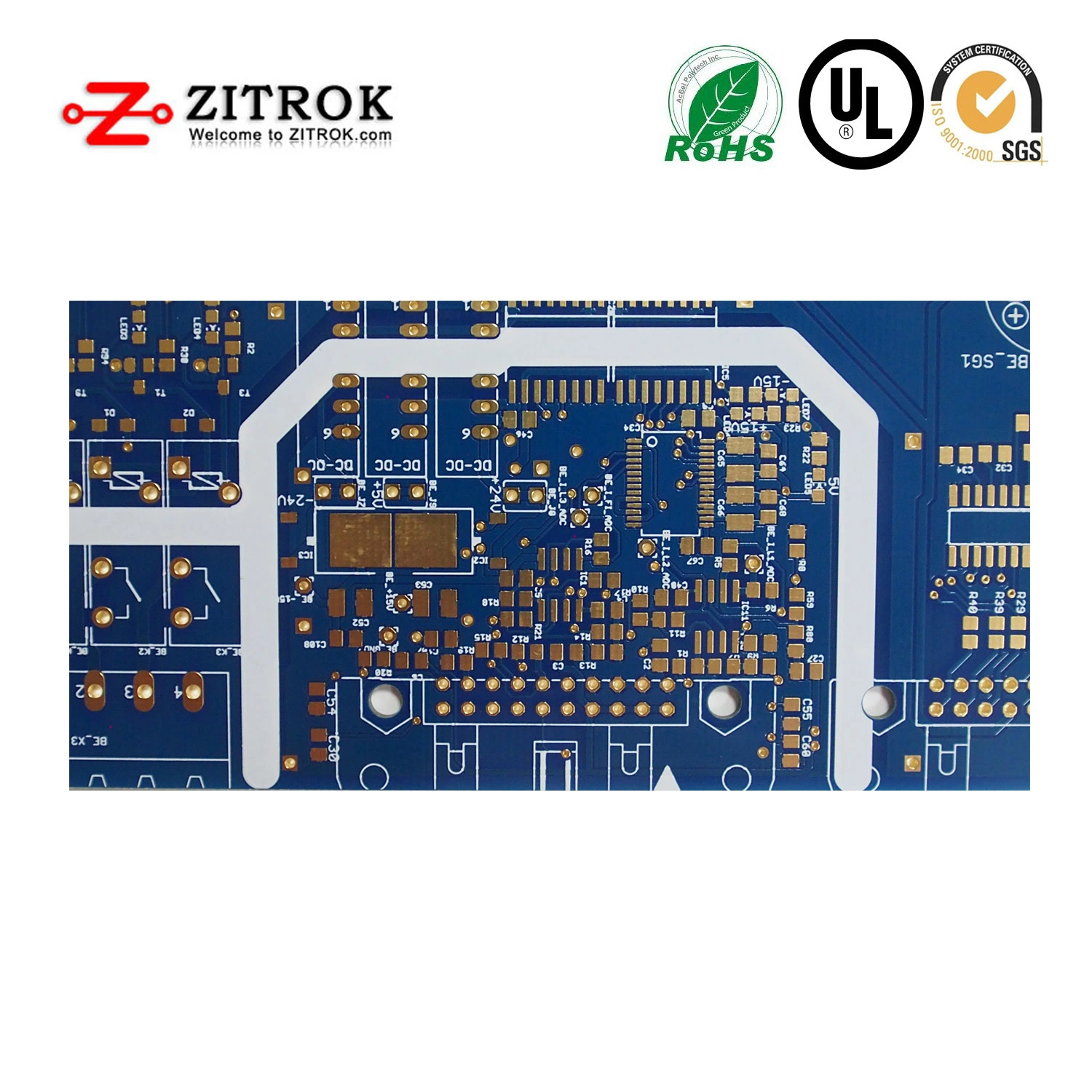 High Frequency Printed Circuit Board Rogers PCBA Circuit Electronics Board Assembly PCB Manufacturing and Assembly