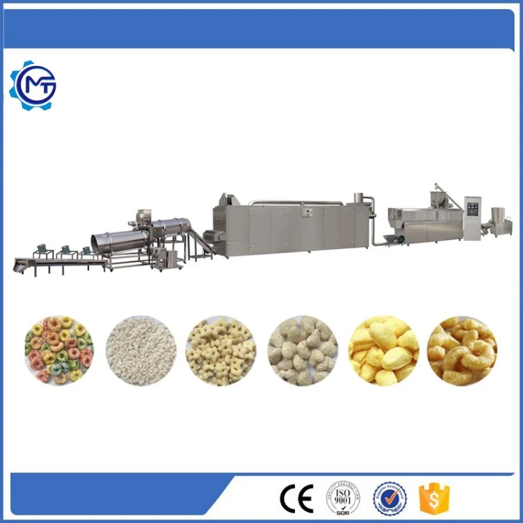 Popular Puffed Snacks Food Machines Extruder Corn Snack Production Line
