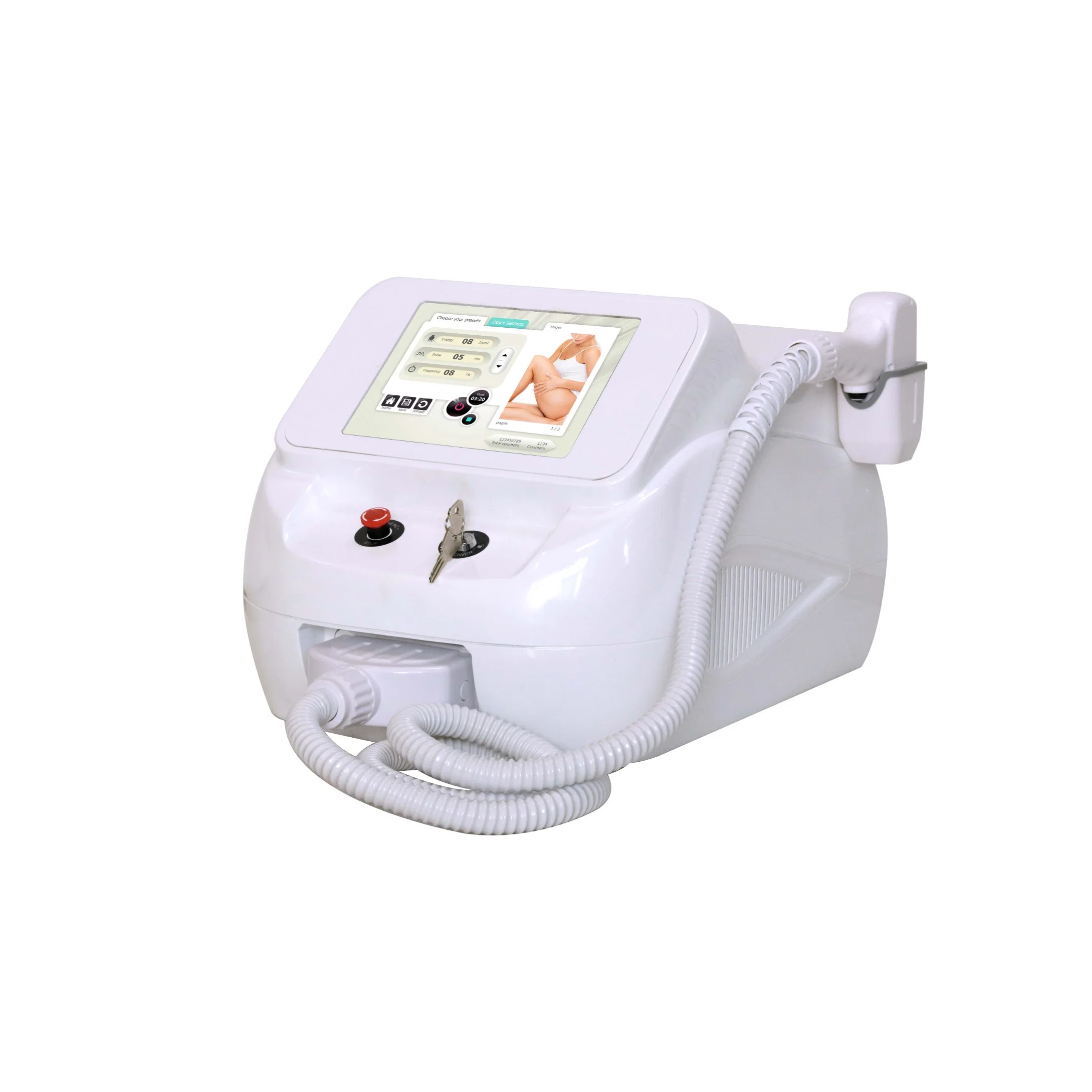 Weifang Km300d Diode Laser Portable Hair Removal Machine 808 Nm Epilator Diodo Laser Equipment Ice 808nm Diode Laser System