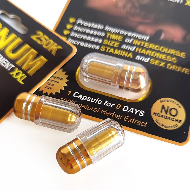 Factory Wholesale/Supplier 2D/3D Card Men&prime; S Natural Penis Enlarge Herbal Capsule Tribulus Extract Capsule Persistent Health Power Capsule