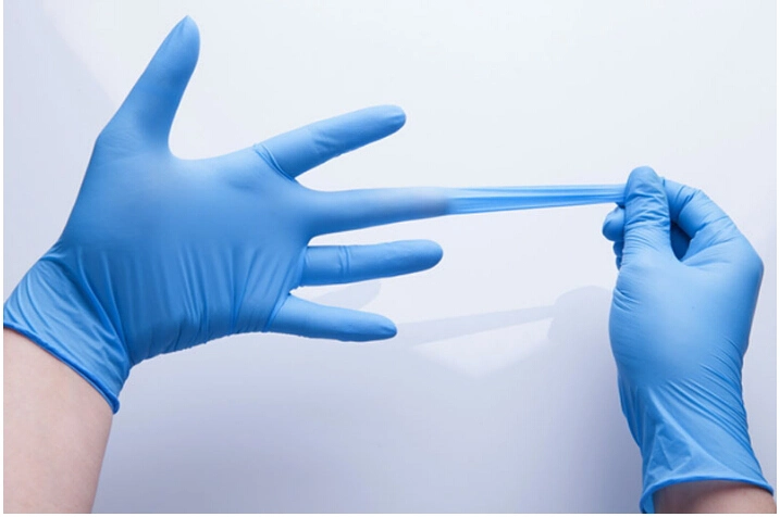 Disposable Nitrile Glove Protective Gloves with Powder Free Dmdc021