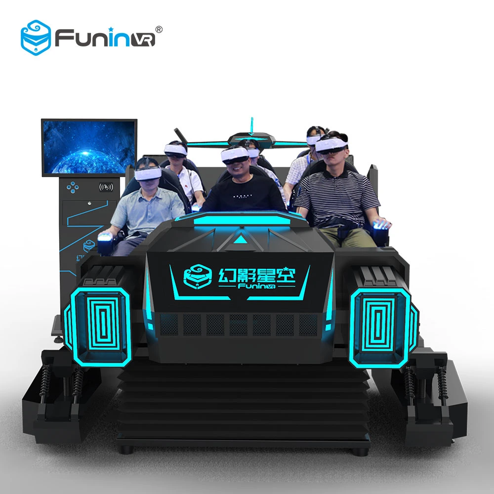 Hot Sale Zhuoyuan Funinvr 6 Seats Vr Machine Gaming Chair Simulator