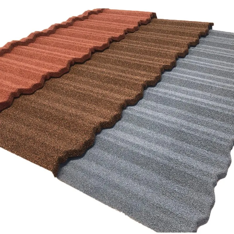 Colorful Shingles Stone Coated Steel Roofing Sheet Manufacturing