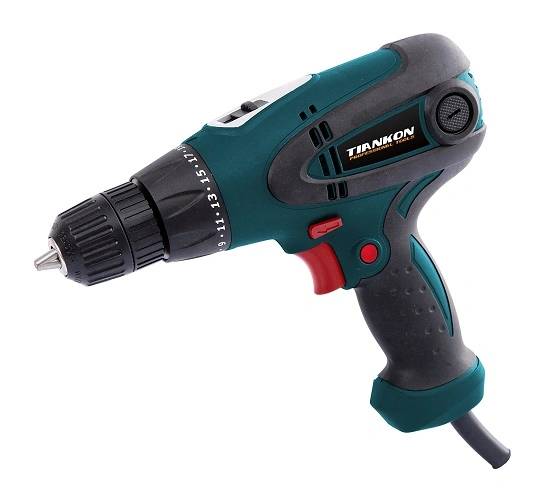 Mini Power Drill de qualidade, 280 W, ferramentas manuais, 10 mm, 2 velocidades Berbequim elétrico