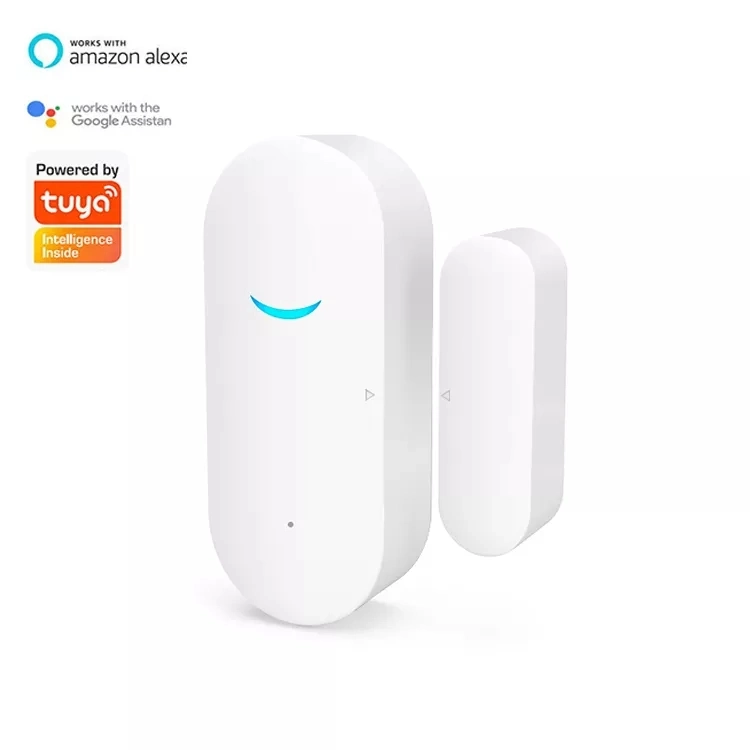 Wireless WiFi Tuya Inicio Contacto magnético de la puerta de la alarma Seguridad alarma sensor detector de puertas y ventanas