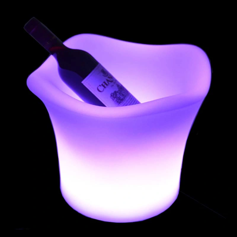 Modern LED Furniture Pineapple Ice Bucket Plastic Custom Ice Bucket for Sale