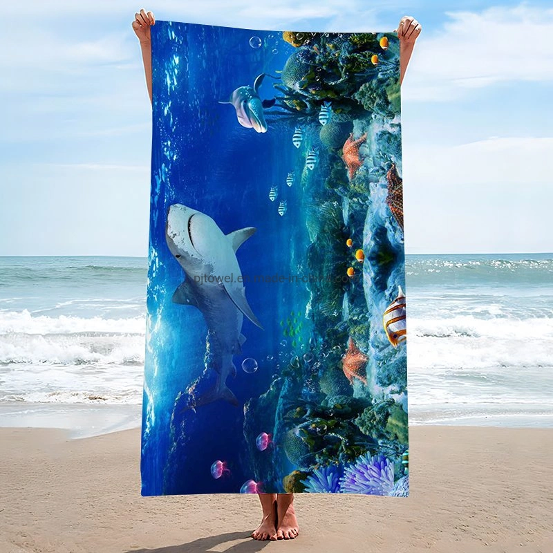 Chine Vente à chaud Vente en gros portable Home textile microfibre serviette séchage rapide Serviette de plage en microfibre