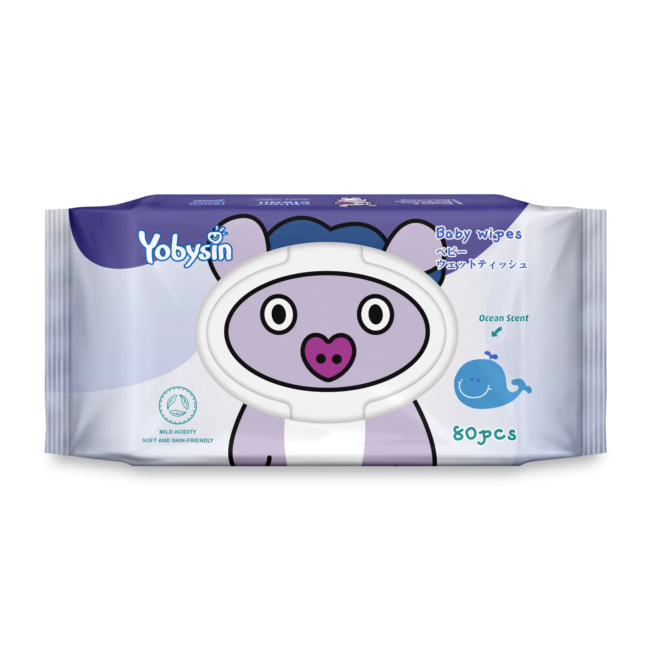 Non-Woven Fabric Various Scented Wet Baby Wipes for Baby Skin Care