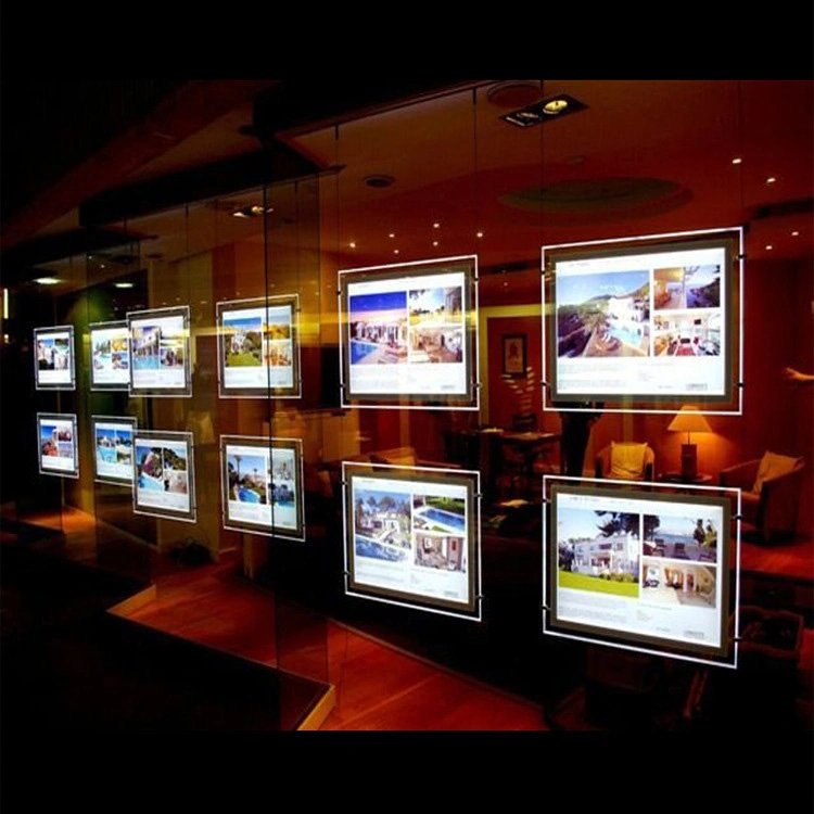 7" 10.1" 13.3" 15.6" 18.5" 21.5" LCD Multi Screen Hanging Display Real Estate Agent Shop Window Display