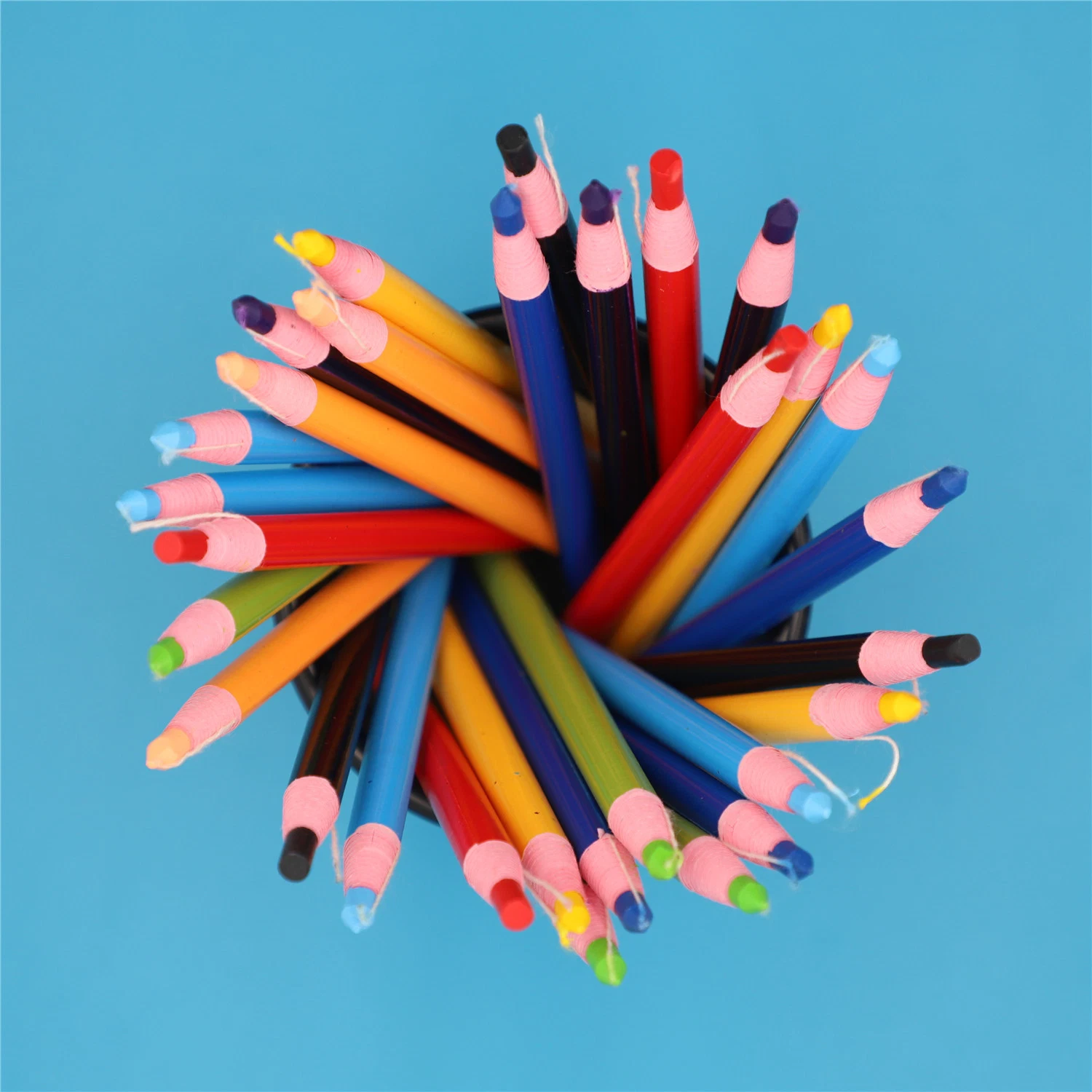 Stationery Supply Cut-Free Crayon Pencil with Paper Wrap