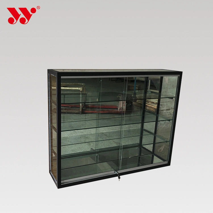 Schreibtisch Mit Glasdisplay Und Holzschalter