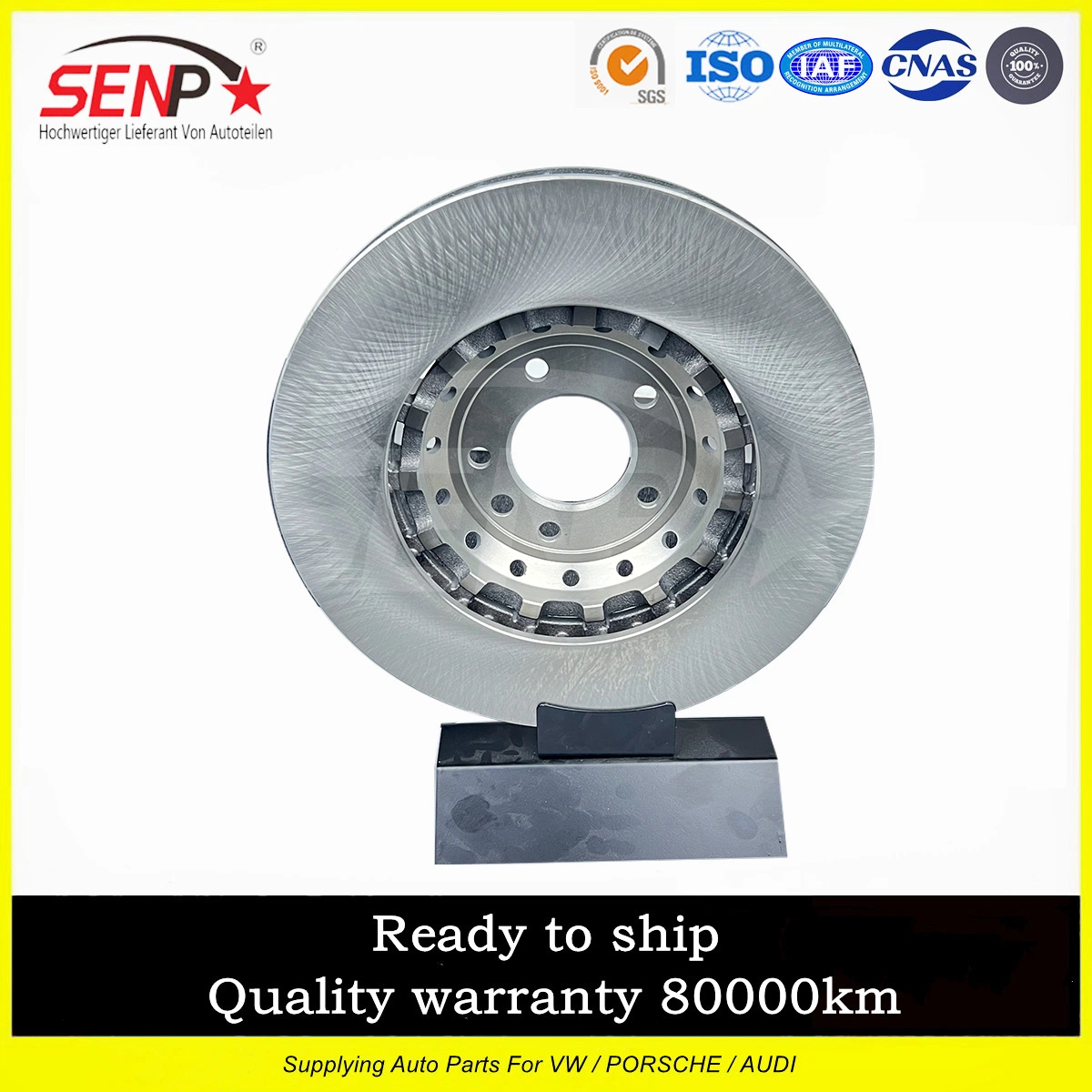 OEM 958 351 404 50 Senp High quality/High cost performance  Auto Parts Brake System Front Brake Disc/Right 390mm for Porsche Cayenne 11-18 95835140450