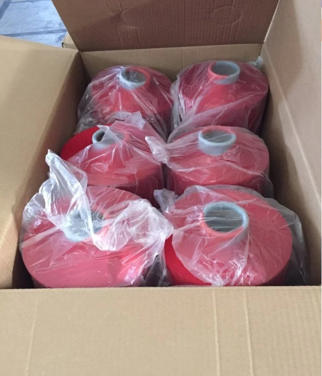 100% Polyester Weaving Yarn 75D/48f Color Sewing Thread Yarn