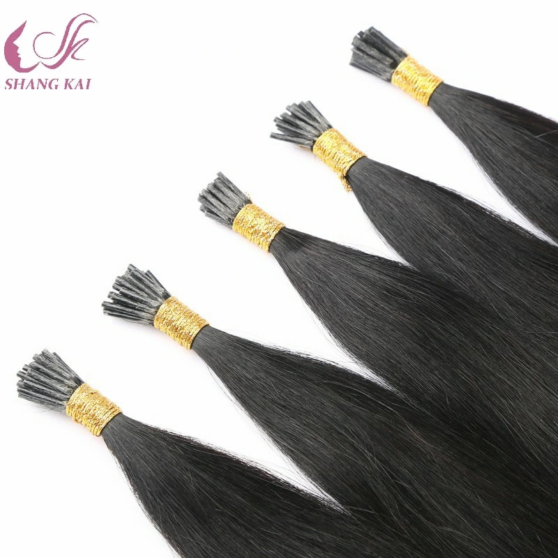 Hot Products No Shedding No Tangle Unprocessed I Tip Human Hair Extension