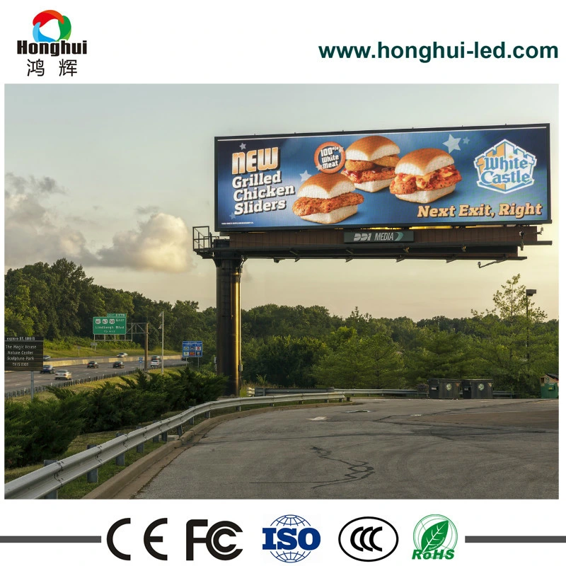 Écran LED de Shenzhen 192x192mm Module LED RVB P6 Affichage LED de plein air de bord