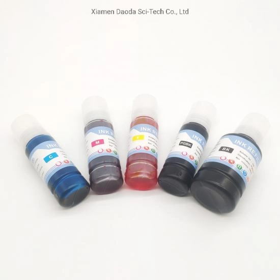 Epson 105, 106 105/106 Color Compatible Water Based Refill Bottle Dye Ink for Epson Ecotank Et-7700/Et-7750/L8180/L7160 Printers