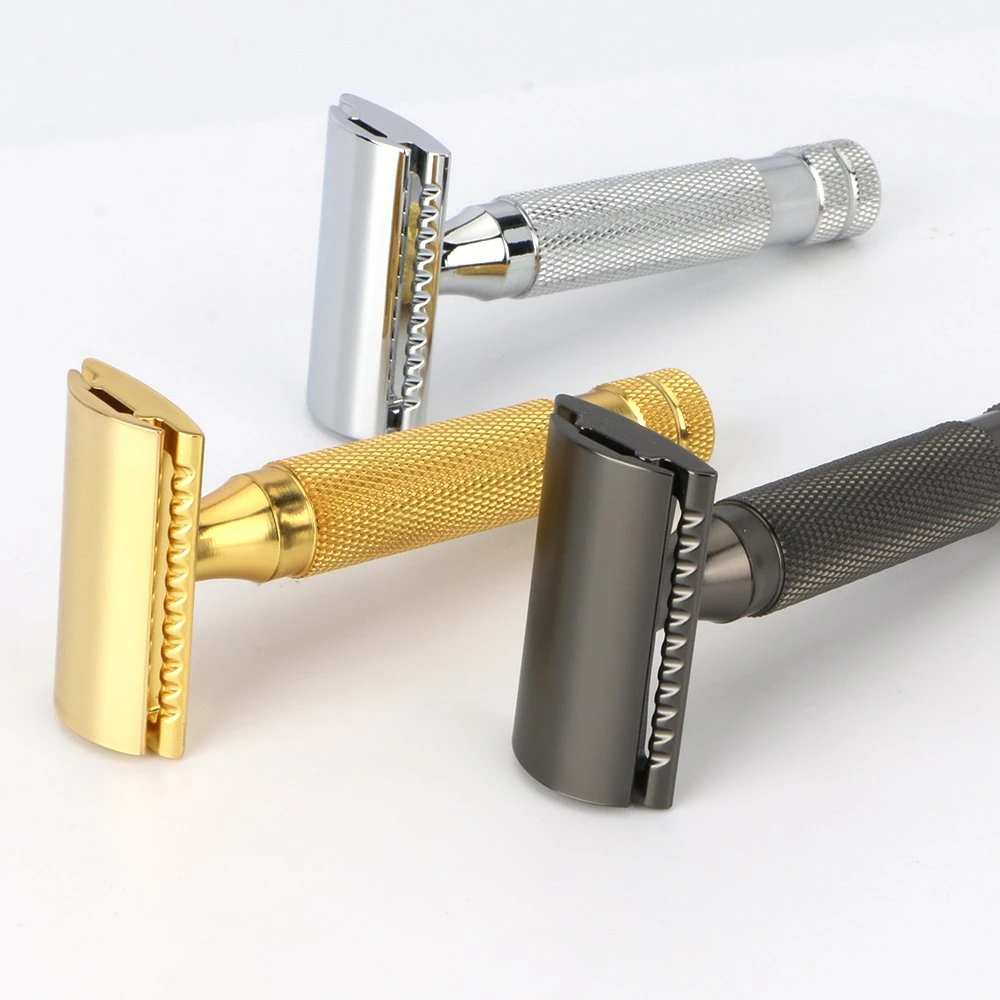 Ready to Ship Eco Friendly Brass Razor Handle Zero Waste Hair Removal Safety Razor