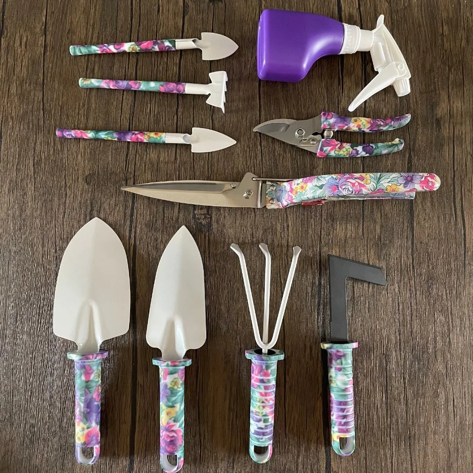 Y3025 10PCS Multifunction Stainless Steel Garden Tool Set