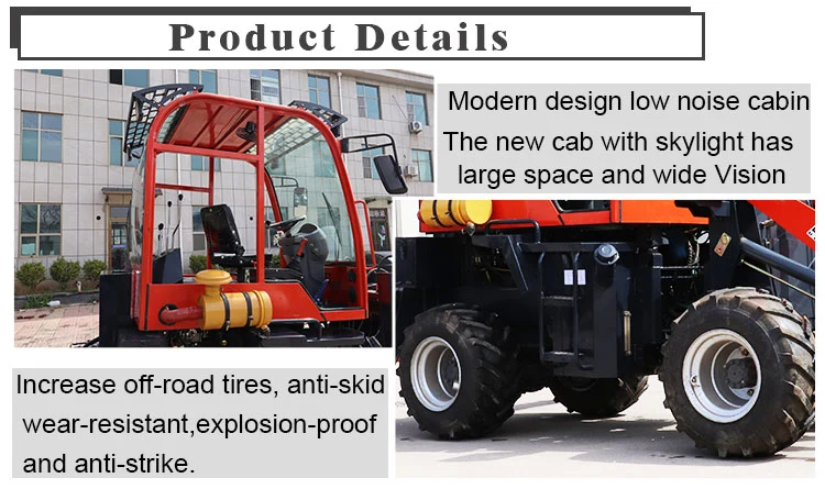 Titan diesel EU and EPA approval engine for TL35-10 backhoe loader with 1ton rated-load