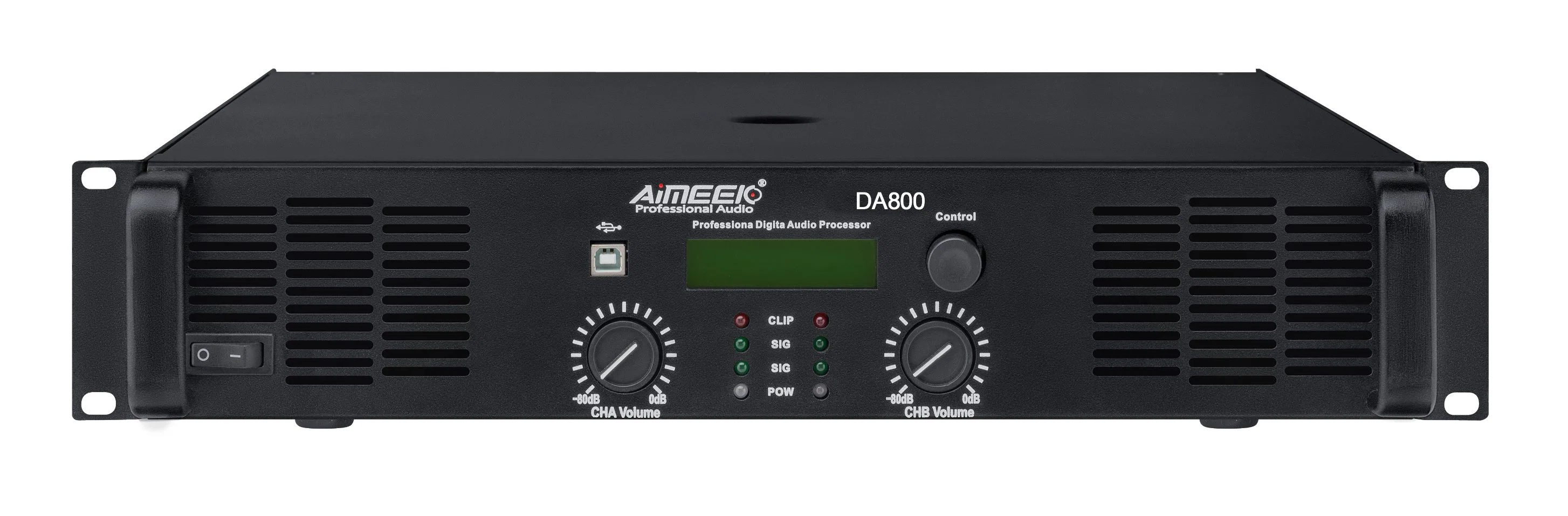 IP Network Public Address PA System Amplifier with Dante & DSP for DJ Speakers
