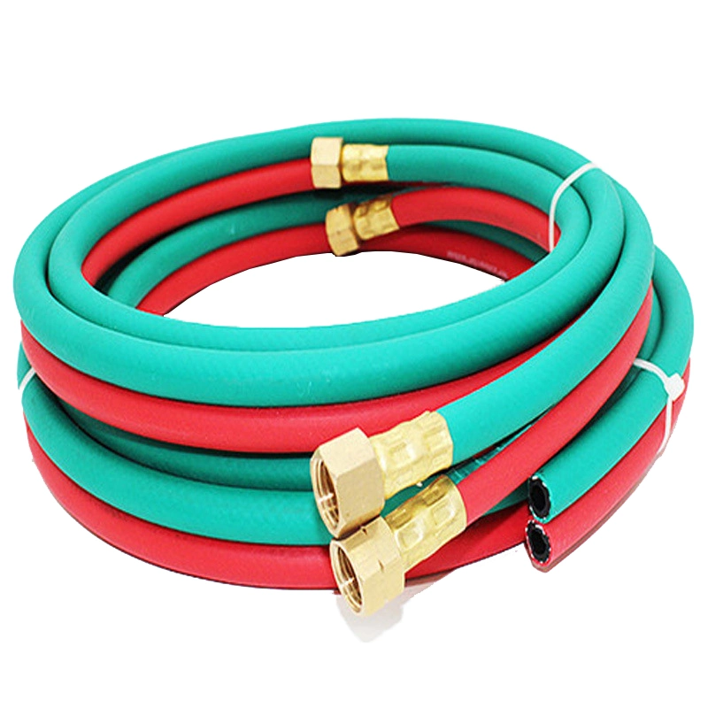 1/2 Inch Oxygen Acetylene Twins Welding Flexible Braided PVC Gas Hose