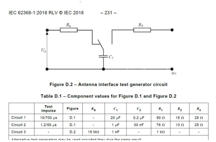 1.2/50 Pulse Withstand Voltage Tester Per IEC 60255-5