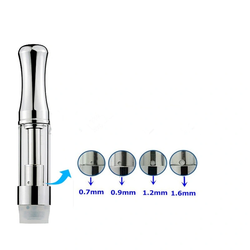 . 5ml 1.0ml Glass Ceramic Coil Atomizer Thick Oil Vaporizer Tank Disposable/Chargeable Vape Cartridge for Thick CO2 Oil