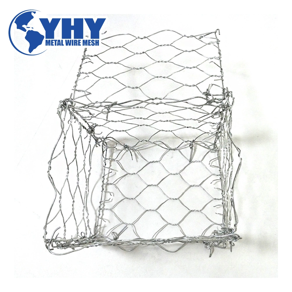 Hexagonal Lead Wire Gabion Net for River Reconstruction