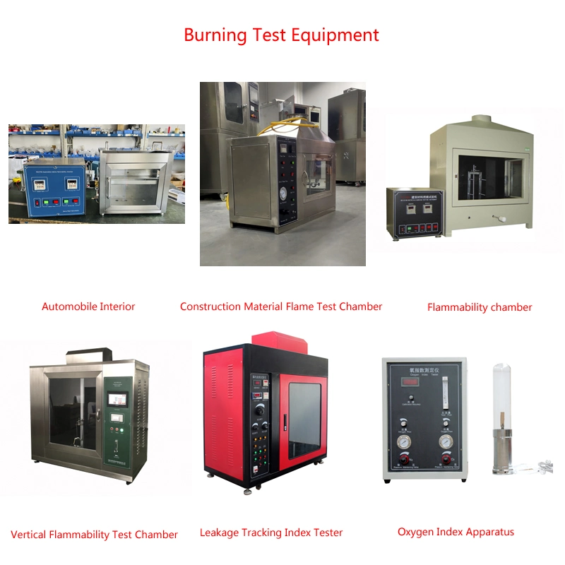 Aparelho de índice de oxigénio ASTM D2863 instrumento de teste de inflamabilidade