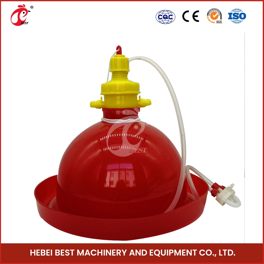 Bestchickencage Broiler Production Bell Drinker China Poultry Farm Water System Supplier Custom Easy Dismantle and to Clean Chicken Automatic Drinker