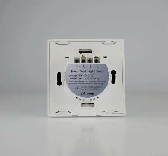 EU/UK Glass Panel Smart WIFI Light Touch Switches 1/2/3 Gang Wi-Fi Controlled Power Wall Switch