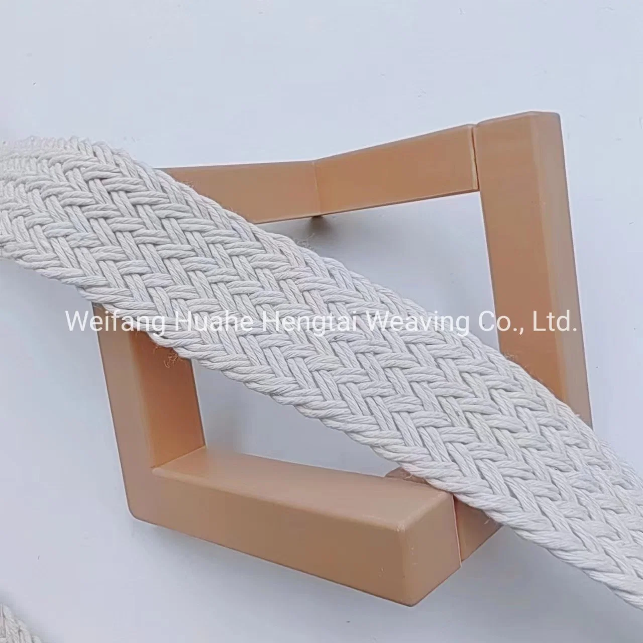 Wholesale/Supplier of Pure Cotton Shoe Material Woven Belt Decorative Woven Belt