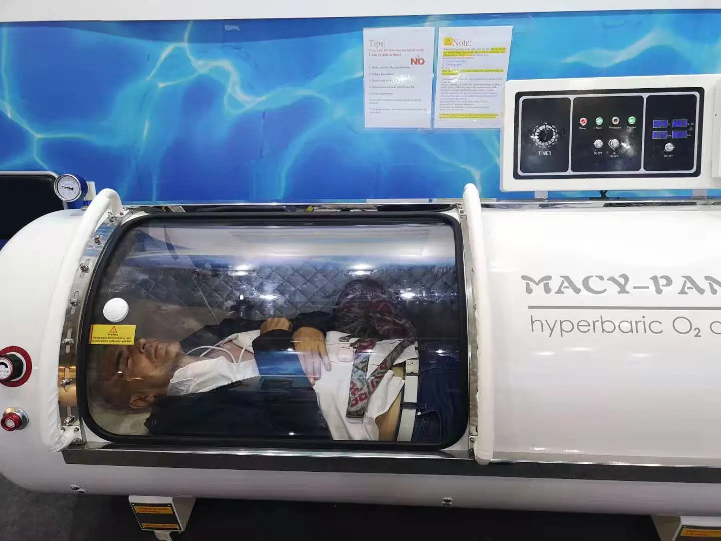 Металлические 1.5ATA Hyperbaric Chmaber кислорода