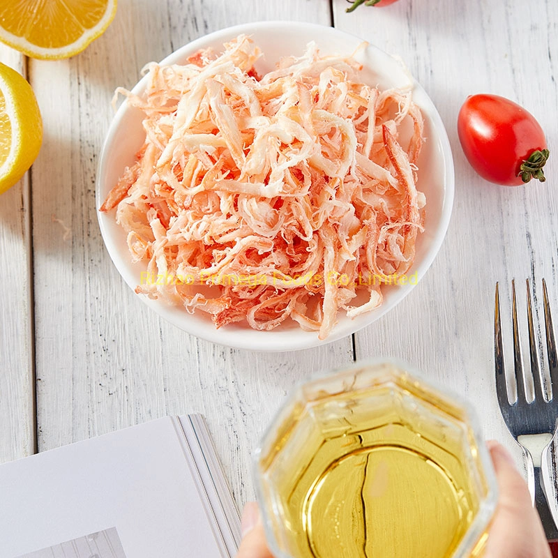 Gewürzte Meeresfrüchte Snacks Calamari Trocken Gesalzen Fisch Getrocknet Tintenfisch Shred