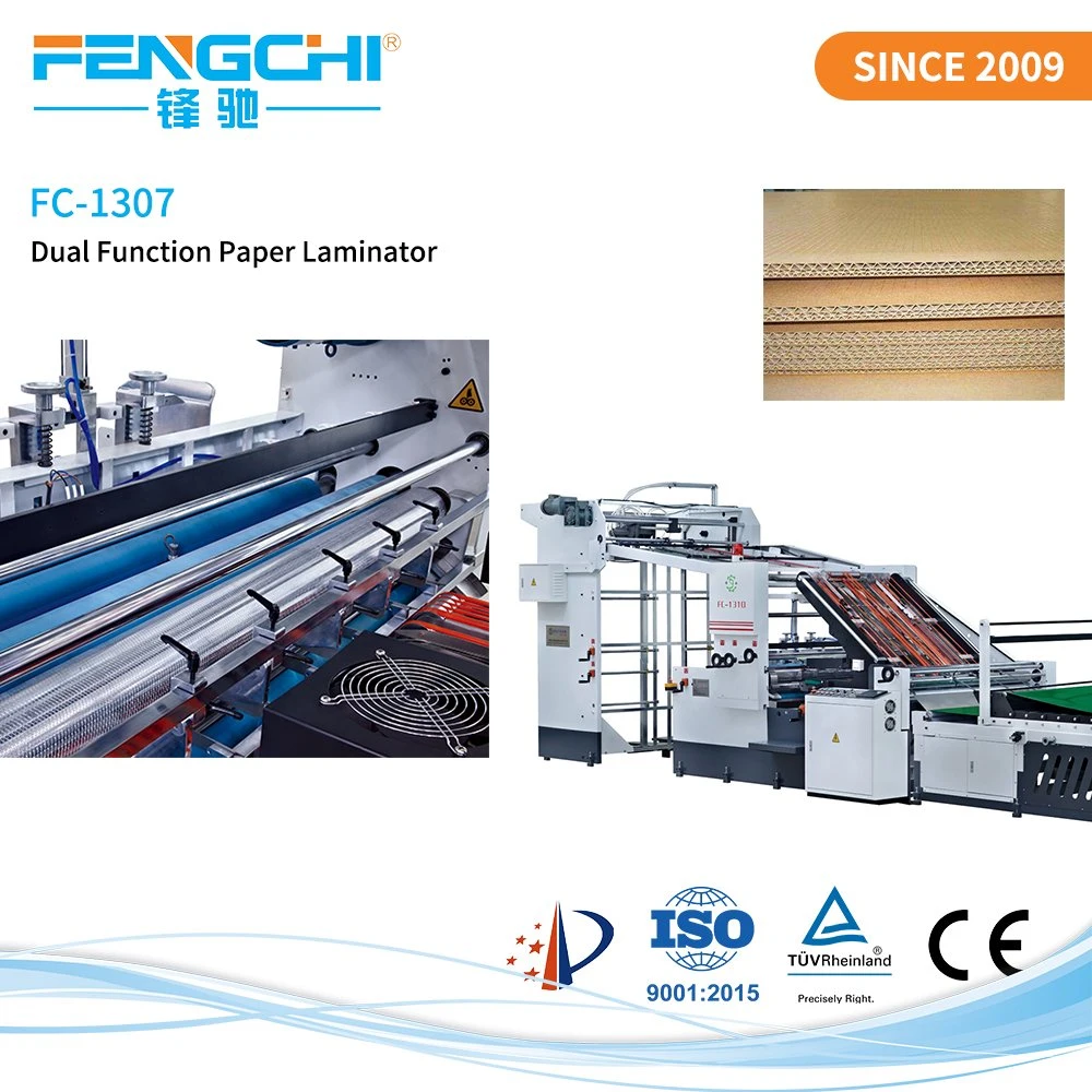 Servo Type Automatic High Speed Corrugated Sheet Flute Laminator for Paper Laminating