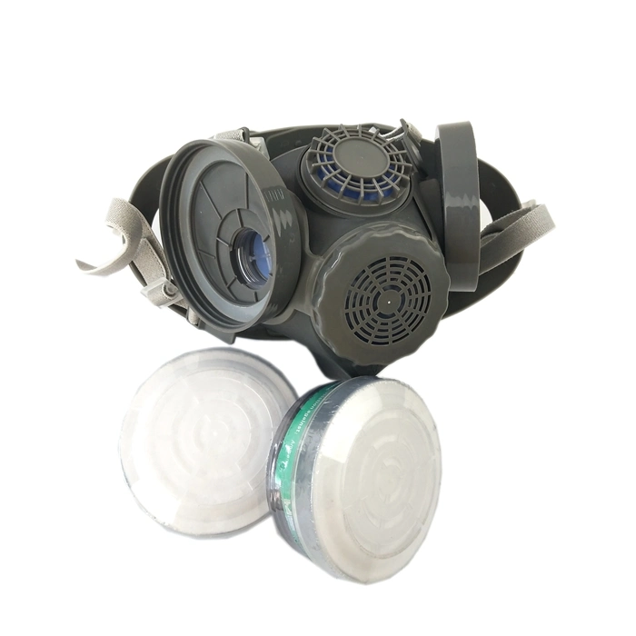 Protección Personal de fabricación de la mitad de la cara de máscara de gas de protección de respirador