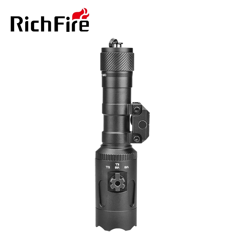 Richfire Red Laser 1200lm Tactical Light with Mouse Tail Switch